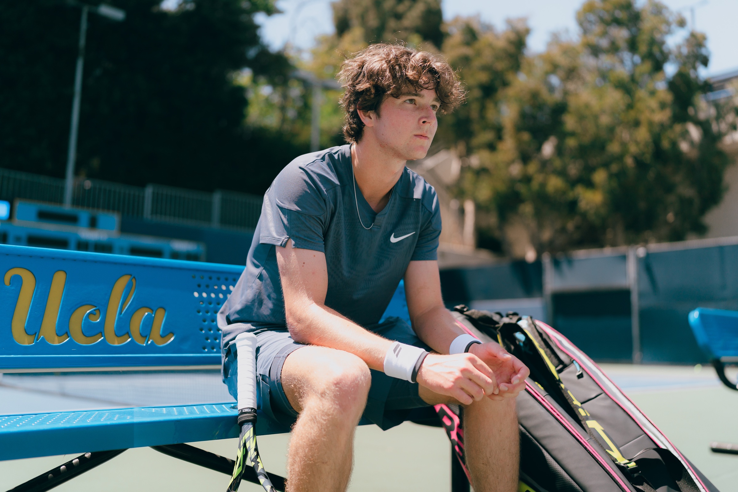 Will Steinberg courtside at UCLA